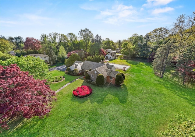 200 Fort Hill Rd, Scarsdale, NY 10583 - aerial view of property and surrounding area featuring a tree filled landscape