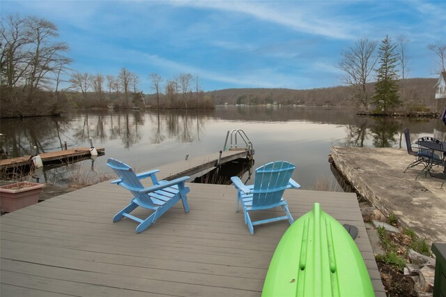 25 Evergreen Rd, Putnam Valley, NY 10579 - view of dock with a water view