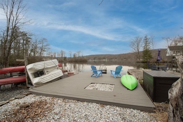 25 Evergreen Rd, Putnam Valley, NY 10579 - view of dock featuring a deck with water view