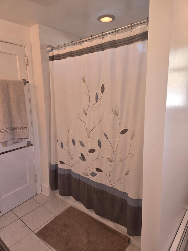 25 Evergreen Rd, Putnam Valley, NY 10579 - bathroom featuring tile patterned flooring and a shower with curtain