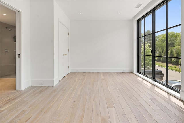 41 Richmondville Ave Unit Duplex 2, Call Listing Agent, CT 06880 - empty room with light wood finished floors, baseboards, and recessed lighting