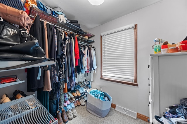 21 Rhinecliff Rd, Brewster, NY 10509 - spacious closet featuring visible vents and carpet flooring
