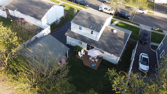 drone / aerial view