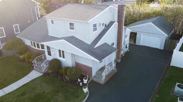 drone / aerial view