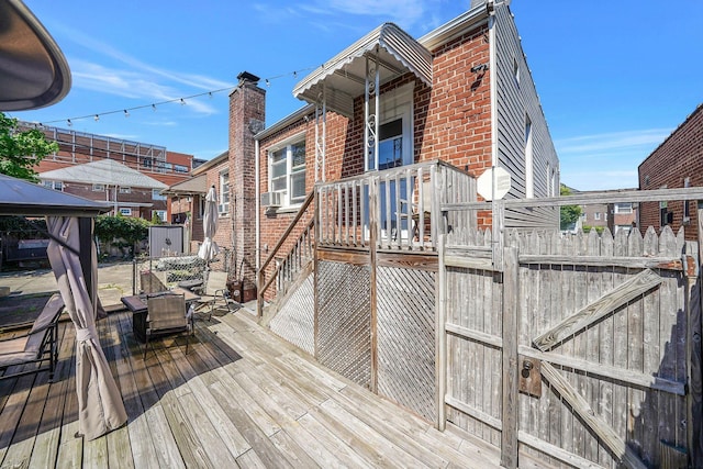 926 Van Nest Ave, Bronx, NY 10462 - wooden deck with a gazebo
