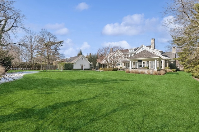 view of yard