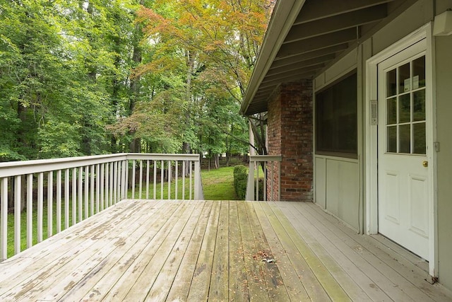 14 Wesley Ct, Congers, NY 10920 - view of wooden terrace