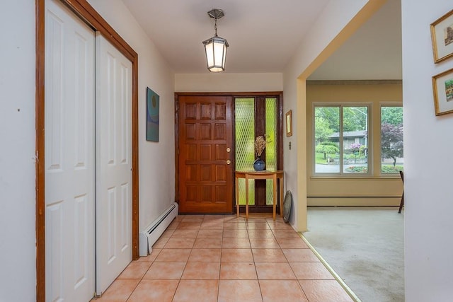 14 Wesley Ct, Congers, NY 10920 - foyer featuring a baseboard heating unit