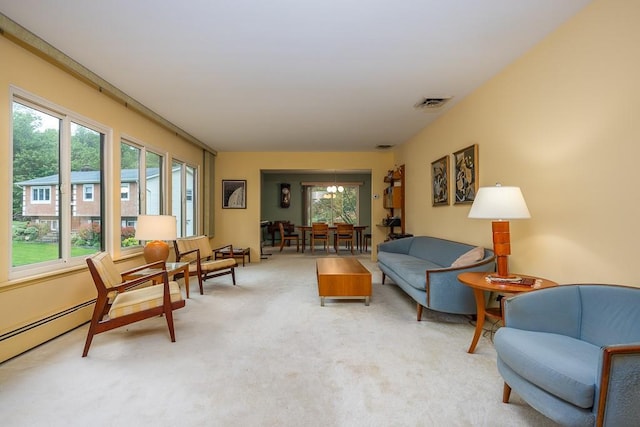 14 Wesley Ct, Congers, NY 10920 - living area featuring light colored carpet