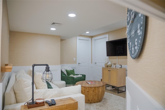 2 Spring Hollow Rd, Centerport, NY 11721 - living area with recessed lighting and light wood-type flooring