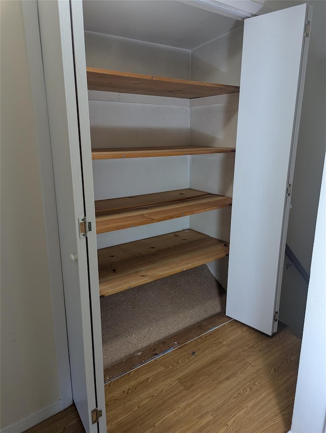 view of closet