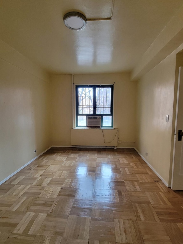 1503 Metropolitan Ave Unit 2F, Bronx, NY 10462 - spare room with cooling unit and baseboards
