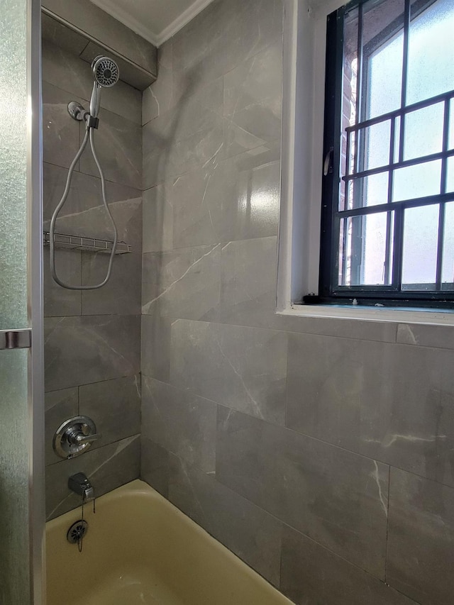 1503 Metropolitan Ave Unit 2F, Bronx, NY 10462 - full bathroom with crown molding and bathtub / shower combination