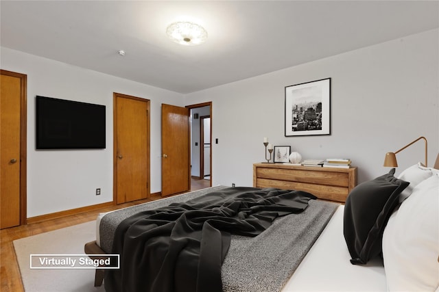 12 Brundage St, Armonk, NY 10504 - bedroom with baseboards and wood finished floors