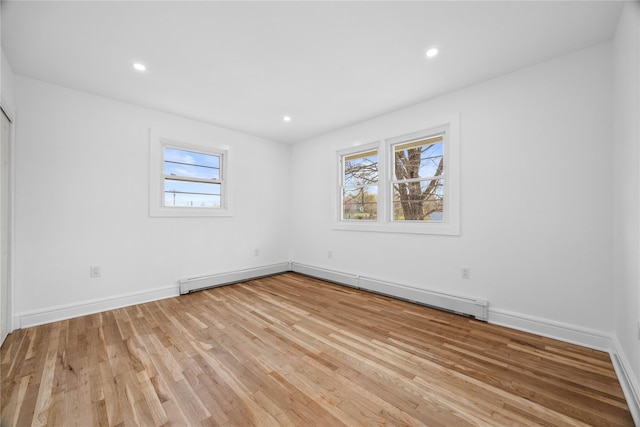 338 Rte 211 W, Middletown, NY 10940 - empty room featuring recessed lighting, light wood-style flooring, and a healthy amount of sunlight