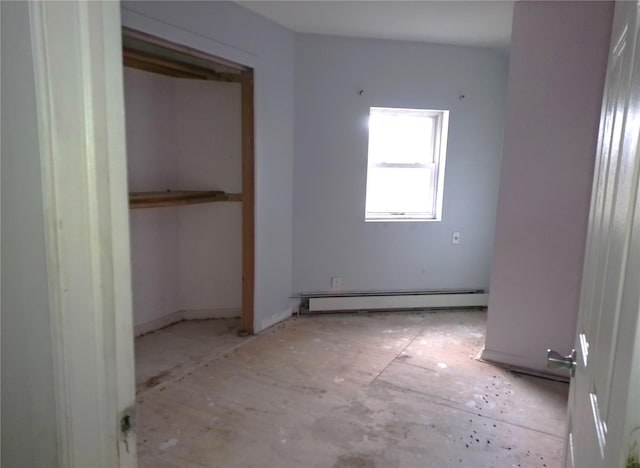 16739 147th Ave, Springfield Gardens, NY 11434 - unfurnished bedroom with a baseboard heating unit