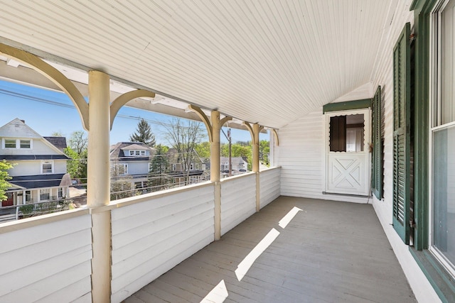 10 Wheeler Ave, Warwick, NY 10990 - wooden terrace with a residential view