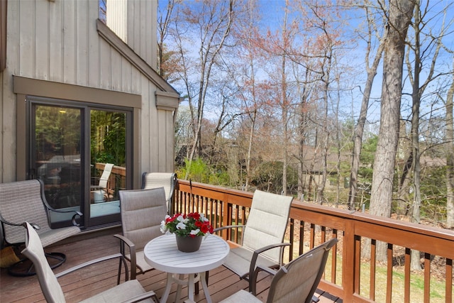 view of deck