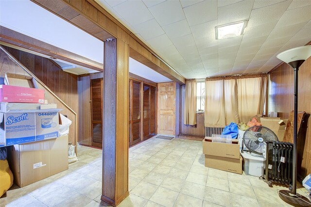 225-54 Murdock Ave, Queens Village, NY 11429 - interior space with wooden walls