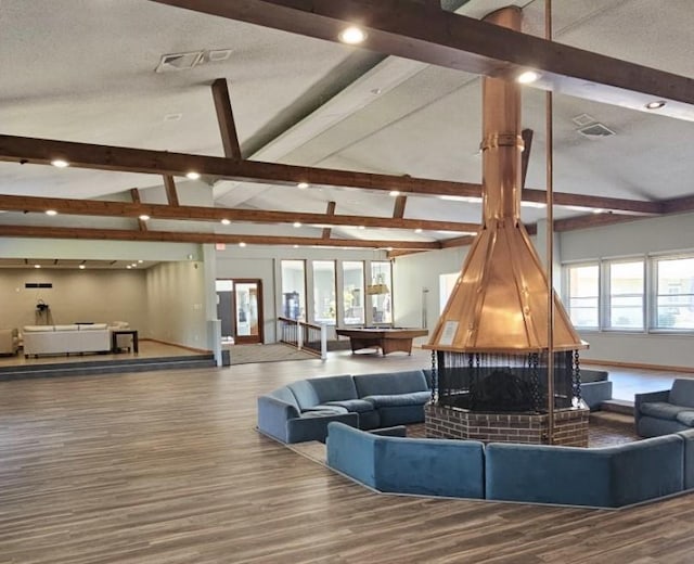 common area with visible vents