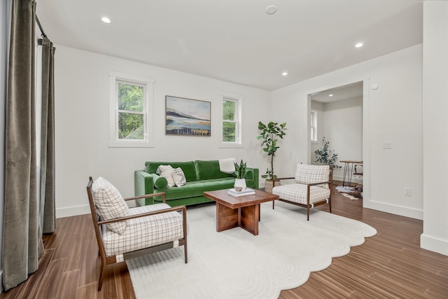 16 Anderson Rd, Pawling, NY 12564 - living room with baseboards, wood finished floors, and recessed lighting