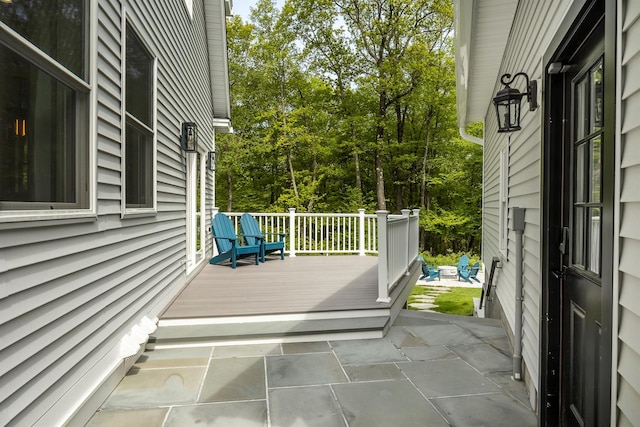 16 Anderson Rd, Pawling, NY 12564 - wooden terrace with a patio