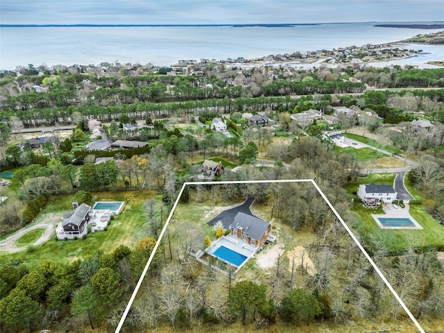 280 Shinnecock Hills Rd, Southampton, NY 11968 - drone / aerial view featuring a water view
