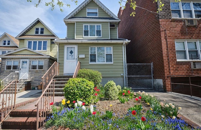 view of front of property featuring entry steps