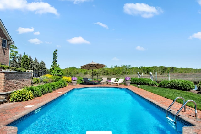 27 True Harbour Way W, Islip, NY 11795 - outdoor pool featuring a patio
