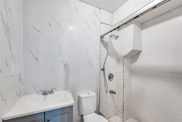 324 Ralph Ave, Brooklyn, NY 11233 - bathroom featuring tiled shower and vanity
