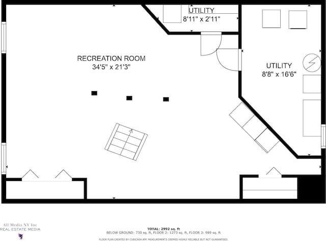 44 Netz Pl, Albertson, NY 11507 - floor plan