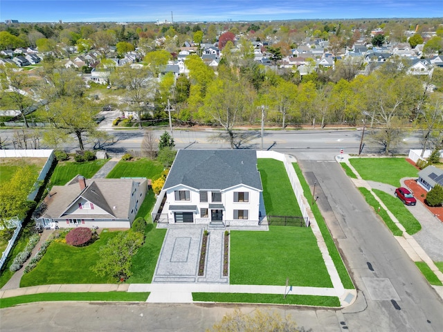 birds eye view of property featuring a residential view