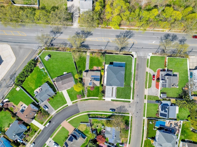 birds eye view of property featuring a residential view