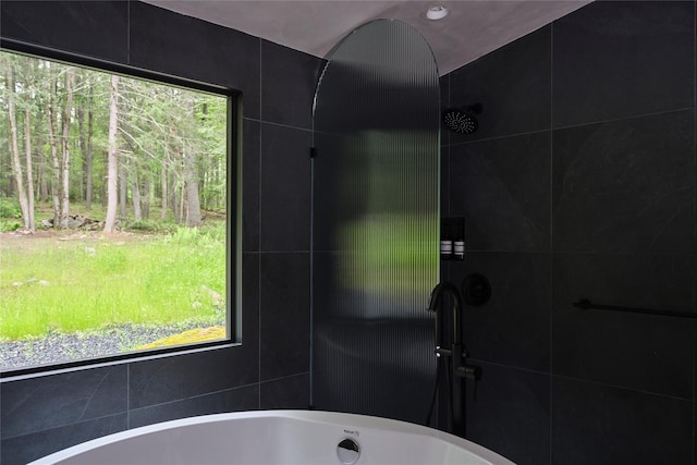 64 Hoyt Rd, Glen Spey, NY 12737 - full bath featuring a tub to relax in and a tile shower