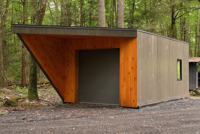 64 Hoyt Rd, Glen Spey, NY 12737 - view of outbuilding featuring a view of trees