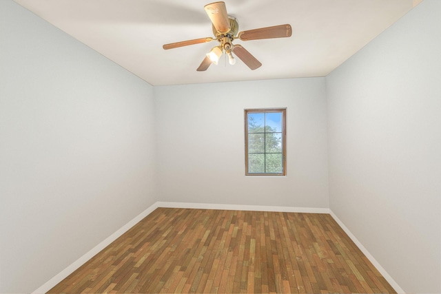 57 River Ave, Cornwall On Hudson, NY 12520 - unfurnished room featuring hardwood / wood-style flooring, baseboards, and ceiling fan
