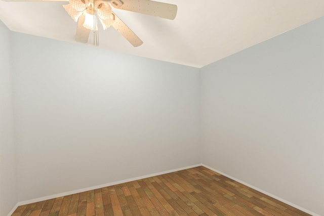 57 River Ave, Cornwall On Hudson, NY 12520 - unfurnished room featuring a ceiling fan, baseboards, and wood finished floors