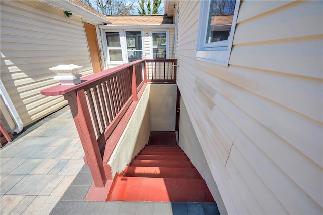 view of staircase