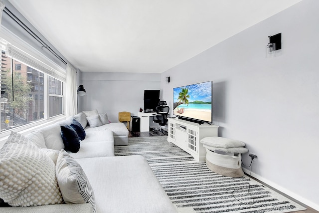 3130 Irwin Ave Unit 2C, Bronx, NY 10463 - living area with baseboards