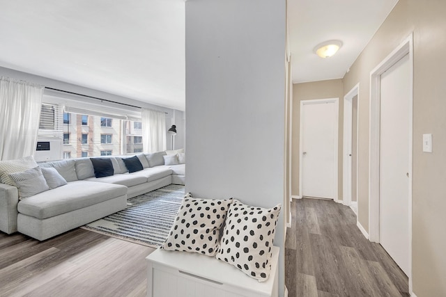 3130 Irwin Ave Unit 2C, Bronx, NY 10463 - living room with wood finished floors and baseboards