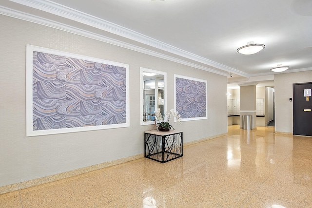 3130 Irwin Ave Unit 2C, Bronx, NY 10463 - interior space featuring baseboards and ornamental molding