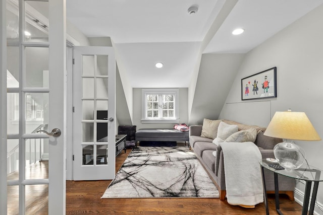51 Trinity Pass Rd, Pound Ridge, NY 10576 - living area featuring wood finished floors and recessed lighting