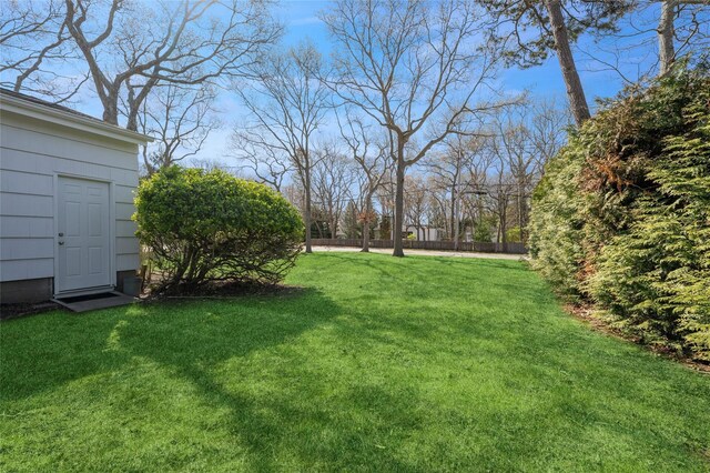 view of yard