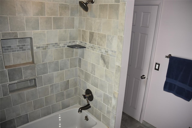 bathroom with shower / bath combination