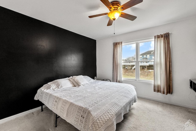 67 Latham Cir, Saugerties, NY 12477 - bedroom featuring baseboards, a ceiling fan, and carpet flooring