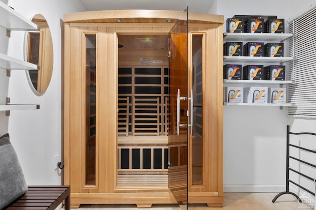 67 Latham Cir, Saugerties, NY 12477 - sauna / steam room featuring baseboards and tile patterned flooring