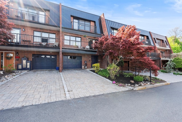 110 Gedney St, Nyack, NY 10960 - view of property featuring a garage and driveway
