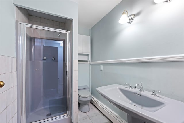 110 Gedney St, Nyack, NY 10960 - bathroom with a shower stall and tile patterned floors