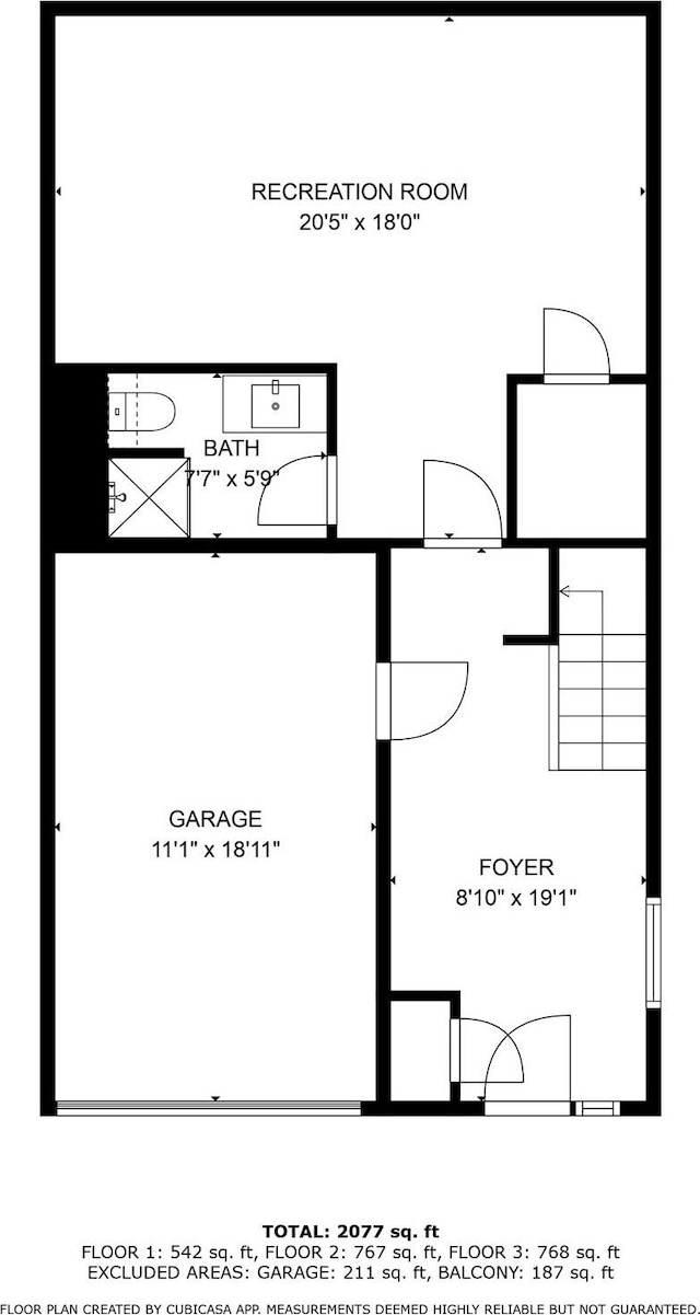 110 Gedney St, Nyack, NY 10960 - view of room layout