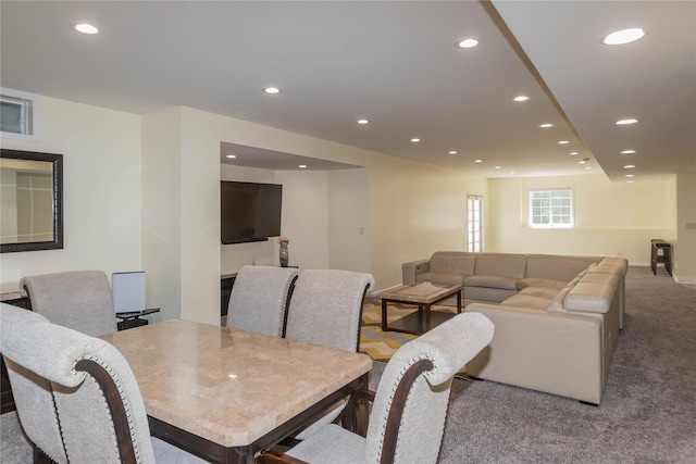 13 Orr-Hatch Dr, Cornwall, NY 12518 - dining area featuring carpet, recessed lighting, and baseboards